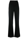 Pinko Pressed-crease Tailored Trousers In Black