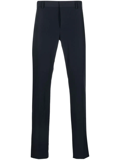 Pt Torino Straight-leg Tailored Trousers In Blue