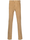 Pt Torino Slim Fit Cotton Twill Chino Pants In Nude