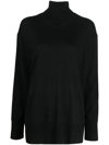 Aspesi Loose-fit Roll-neck In Schwarz