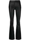 ARMA FLARED LEATHER TROUSERS