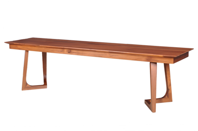 Moe's Home Collection Godenza Bench Walnut In Brown