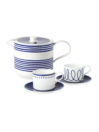 Kate Spade Charlotte St. 5-piece Tea Set In White