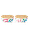 Kate Spade Floral Fields 2-piece Covered Bowl Set