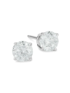 Saks Fifth Avenue Women's 14k White Gold & 2 Tcw Natural Diamond Stud Earrings