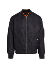 Rag & Bone Manston Oversized Bomber Jacket In Black