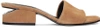 Alexander Wang Hollie Suede Block-heel Mule, Clay In Brown