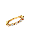Syna Women's Mogul 18k Gold, Diamond & Ruby Band Ring