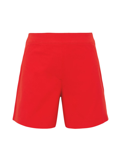 Spanx On The Go 6-inch Pull-on Shorts In Red