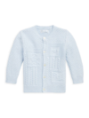 Ralph Lauren Baby's Cotton Cardigan In Blue