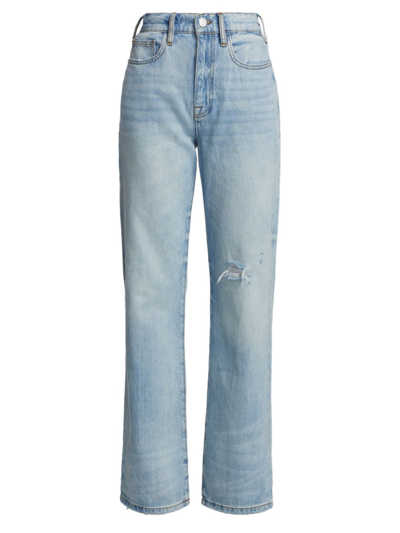 Frame Le Jane High-rise Distressed Wide-leg Jeans In Winslow