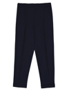 Reiss Brighton Pleated Pants In Bright On Navy