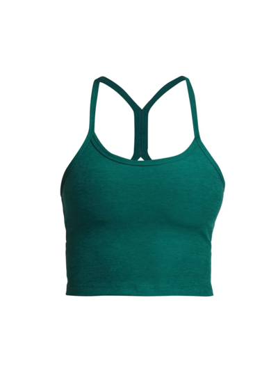 Beyond Yoga Spacedye Racerback Tank In Deep Sea Heather