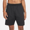 Nike Men's Yoga Dri-fit Shorts In Off Noir/black/gray