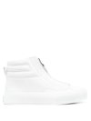 GIVENCHY ZIP-UP HIGH-TOP SNEAKERS