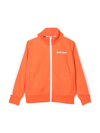 Palm Angels Classic Track Logo-print Woven Jacket 8-12 Years In Orange