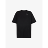 OFF-WHITE OUTLINE ARROW GRAPHIC-PRINT OVERSIZED-FIT COTTON-JERSEY T-SHIRT,57603736