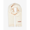 Acne Studios Canada New Fringed Wool Scarf In Pink