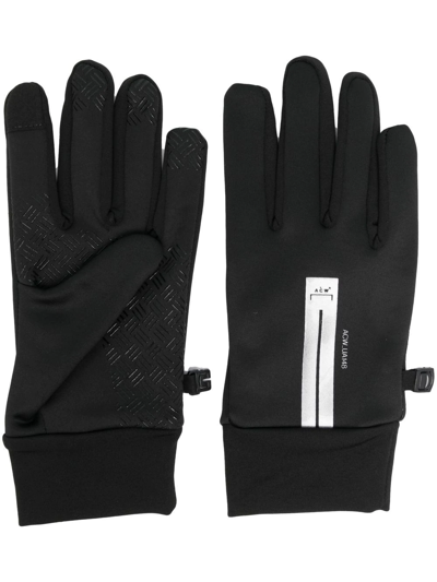 A-cold-wall* Stria Logo-print Tech Gloves In Black