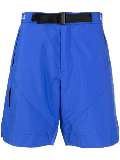 A-cold-wall* Nephin Belted Bermuda Shorts In Blau