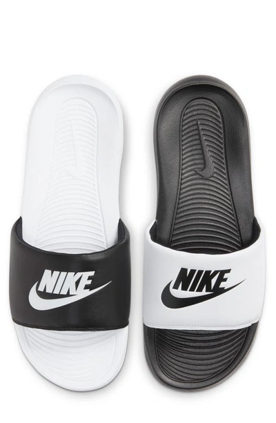 Nike Victori One Sport Slide In White/ Black/ Black