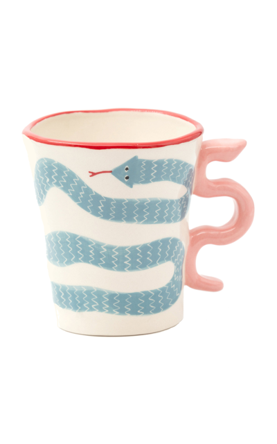 Laetitia Rouget Sneaky Pink Mug In Multi