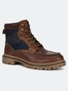 Reserved Footwear Men's Vector Leather Work Boots Men's Shoes In Brown