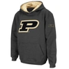 STADIUM ATHLETIC YOUTH STADIUM ATHLETIC CHARCOAL PURDUE BOILERMAKERS BIG LOGO PULLOVER HOODIE