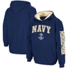 COLOSSEUM YOUTH COLOSSEUM NAVY NAVY MIDSHIPMEN 2-HIT TEAM PULLOVER HOODIE