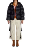 Moncler Genius Sydow Nylon Down Jacket In Black