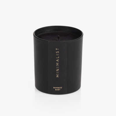 Bamboo Baby Scented Black Candle (9cm)