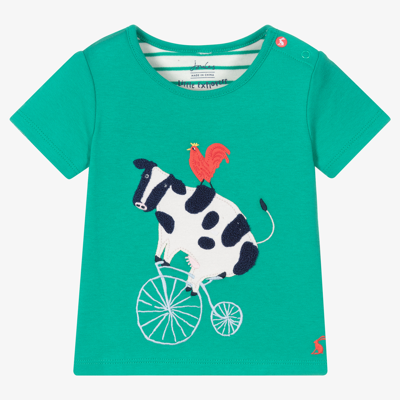 Joules Babies' Boys Green Cotton T-shirt