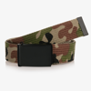 MOLO GREEN CANVAS CAMOUFLAGE BELT