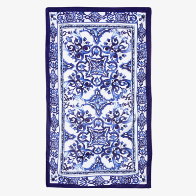 Dolce & Gabbana Blue Majolica Towel (140cm)