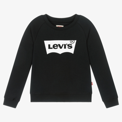 Levi's Kids' Girls Black Logo Sweatshirt