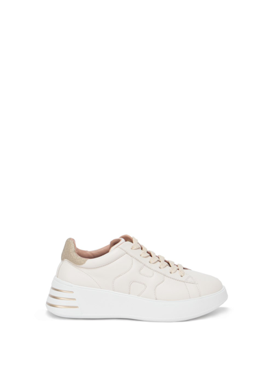 Hogan Rebel` Sneakers In Beige