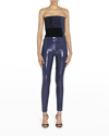 GIORGIO ARMANI SEQUIN ANKLE LEGGINGS