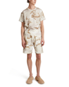 GIVENCHY MEN'S RELAXED CAMO SWEAT SHORTS