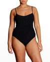 Hunza G Camille One Piece Swimsuit In Black