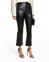 Pistola Lennon High Rise Cropped Boot Pant In Slate Black