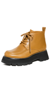 3.1 Phillip Lim Kate Lace-up Ankle Combat Boots In Honey
