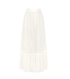 VALENTINO PLEATED COTTON SKIRT,P00219611