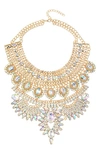 Eye Candy Los Angeles Zaniah Statement Necklace In Gold