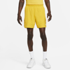 Nike Men's Court Dri-fit Advantage 7" Tennis Shorts In Yellow