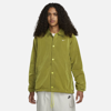 Nike Men's  Sportswear Authentics Coaches Jacket In Yellow