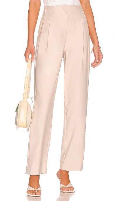 Line & Dot Leslie Pant In Ivory