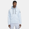 Nike Men's Therma-fit Full-zip Fitness Hoodie In Blue