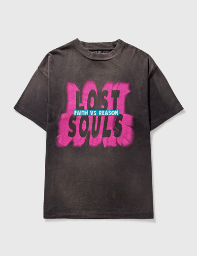 Saint Michael Lost Souls T-shirt In Black