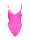 Good American Women's Always Sunny One-piece Swimsuit In Pink