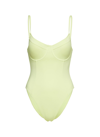 Good American Good Scuba Show-off One-piece Swimsuit In Green